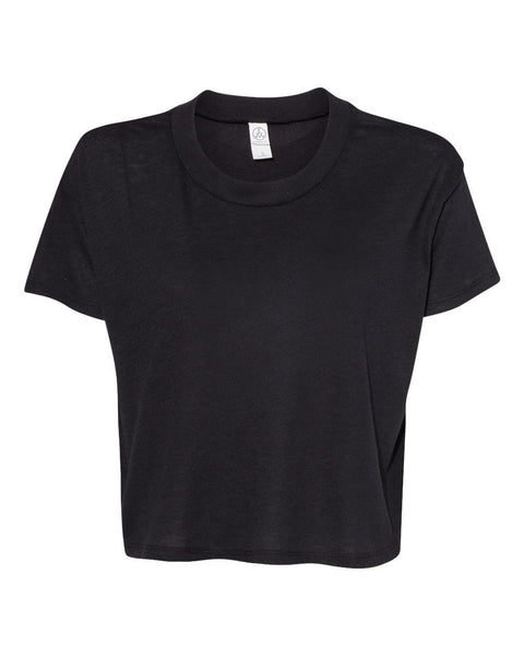 Women's Crop Jersey / Black