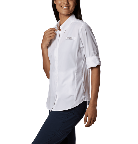 Columbia Tamiami II Long Sleeve Shirt - Women's White / XS