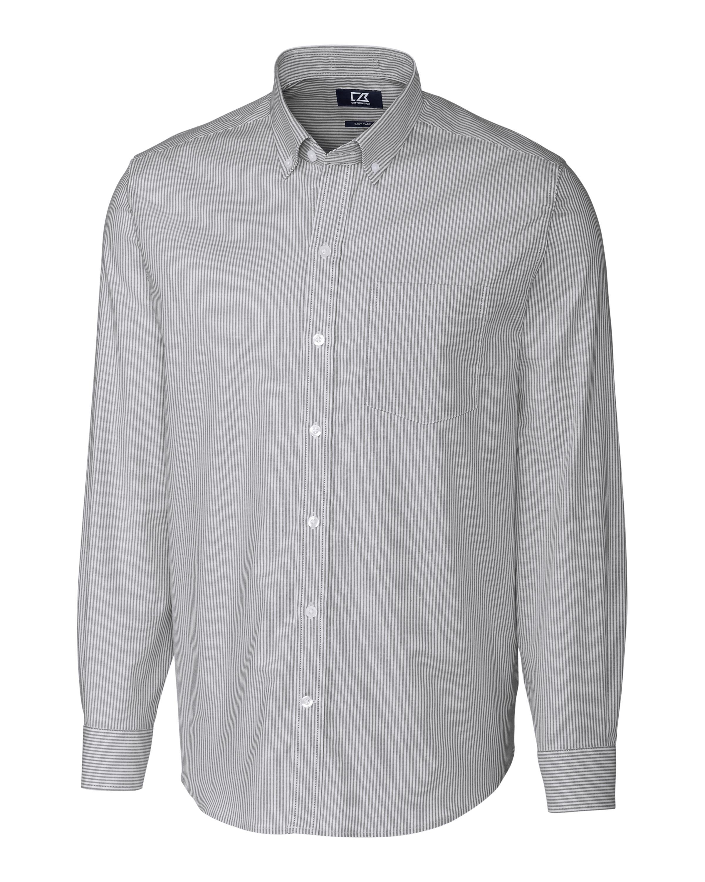 Cutter & Buck - Men's L/S Stretch Oxford Stripe Threadfellows Cutter & Buck - Men's L/S Stretch Oxford Stripe Threadfellows