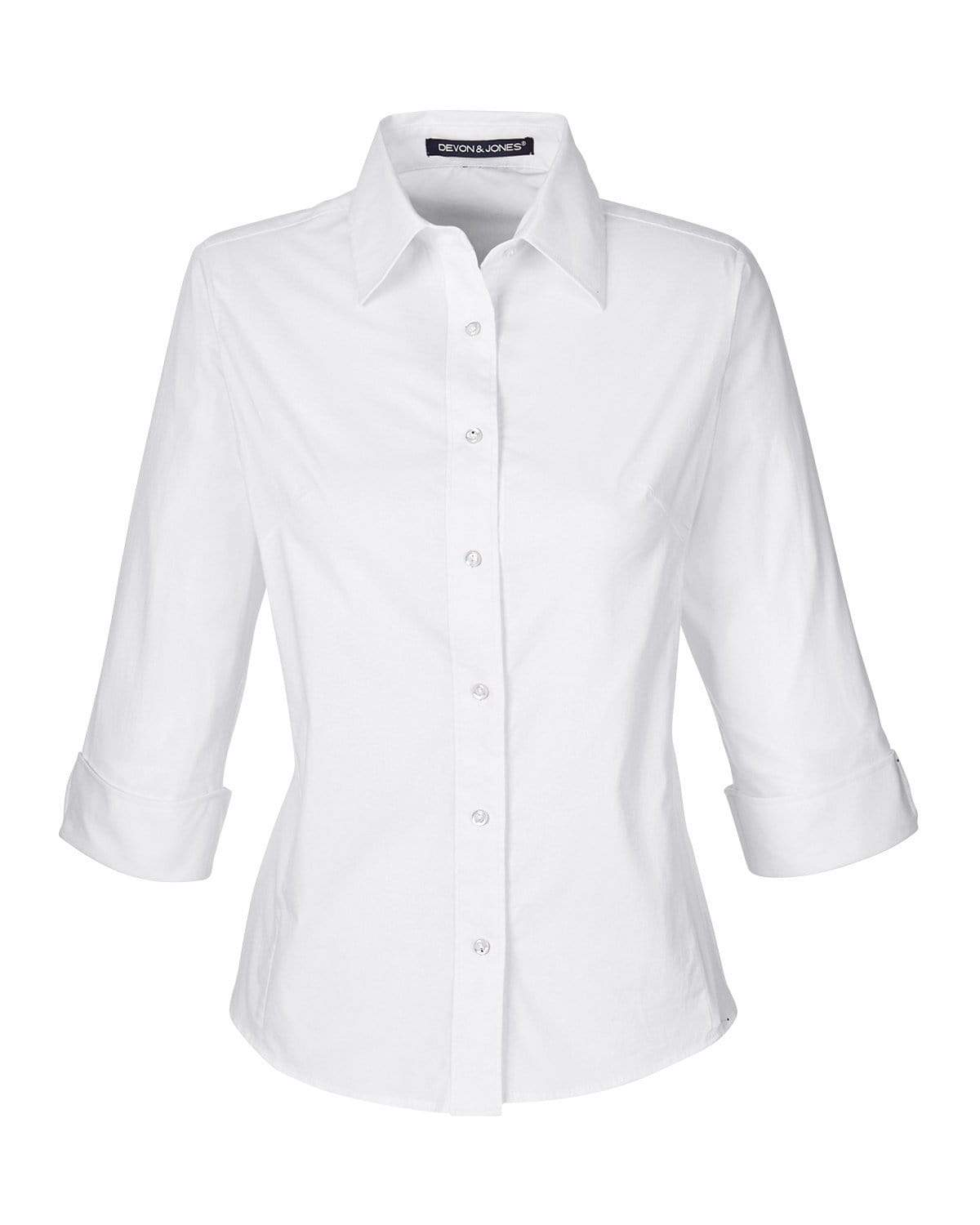 3 4 sleeve dress shirts for women Port Authority Women's 3/4-Sleeve Carefree Poplin Shirt | Product