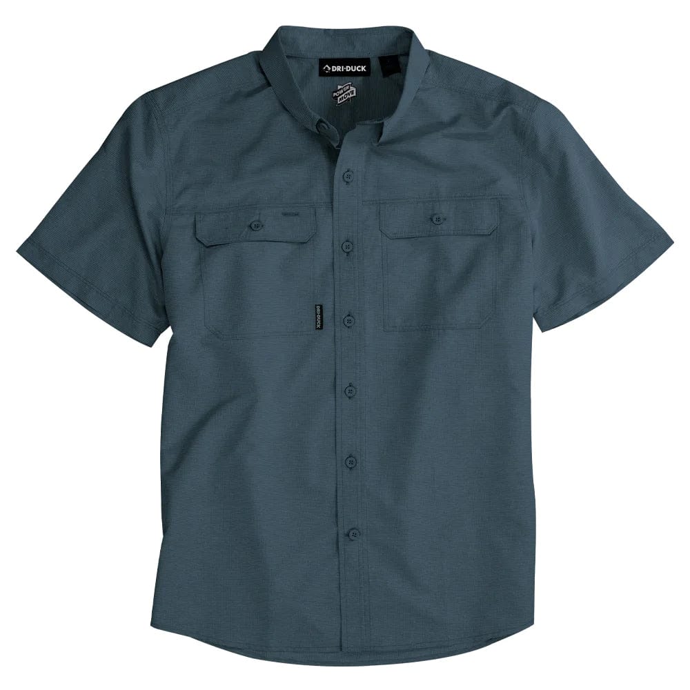 DRI DUCK Woven Shirts S / Slate Blue DRI DUCK - Men's Crossroad Woven Short Sleeve Shirt