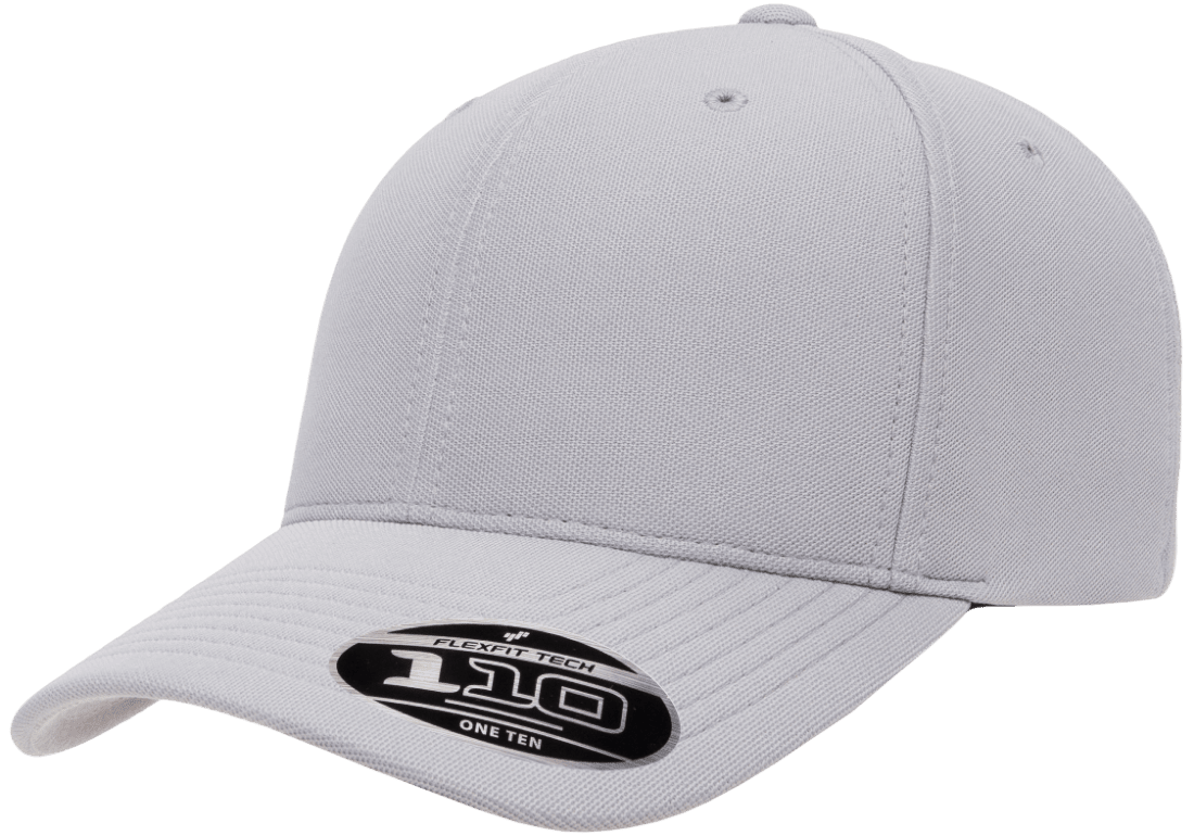 Flexfit Headwear One Size / Silver Flexfit - 110® Cool & Dry Mini-Piqué Cap