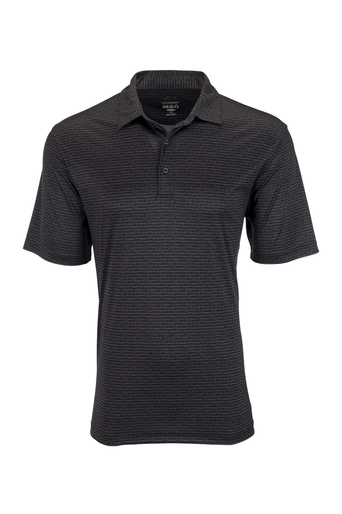 Greg Norman Polos S / Black Greg Norman - Men's ML75 Microlux Cart Print Polo