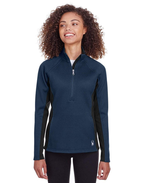 Spyder Women's Half-Zip Sweater Fleece Jacket – Threadfellows