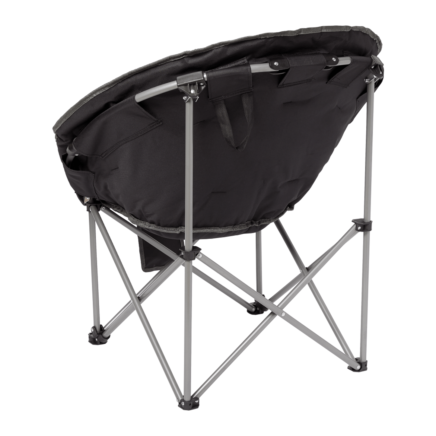 Threadfellows Accessories One Size / Black Folding Moon Chair (400lb Capacity)