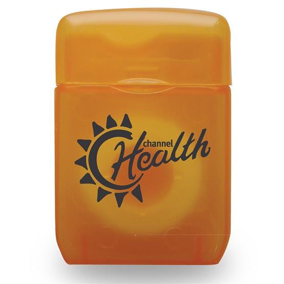 Threadfellows Accessories One Size / Translucent Orange Traditional Rectangular Shaped Dental Floss