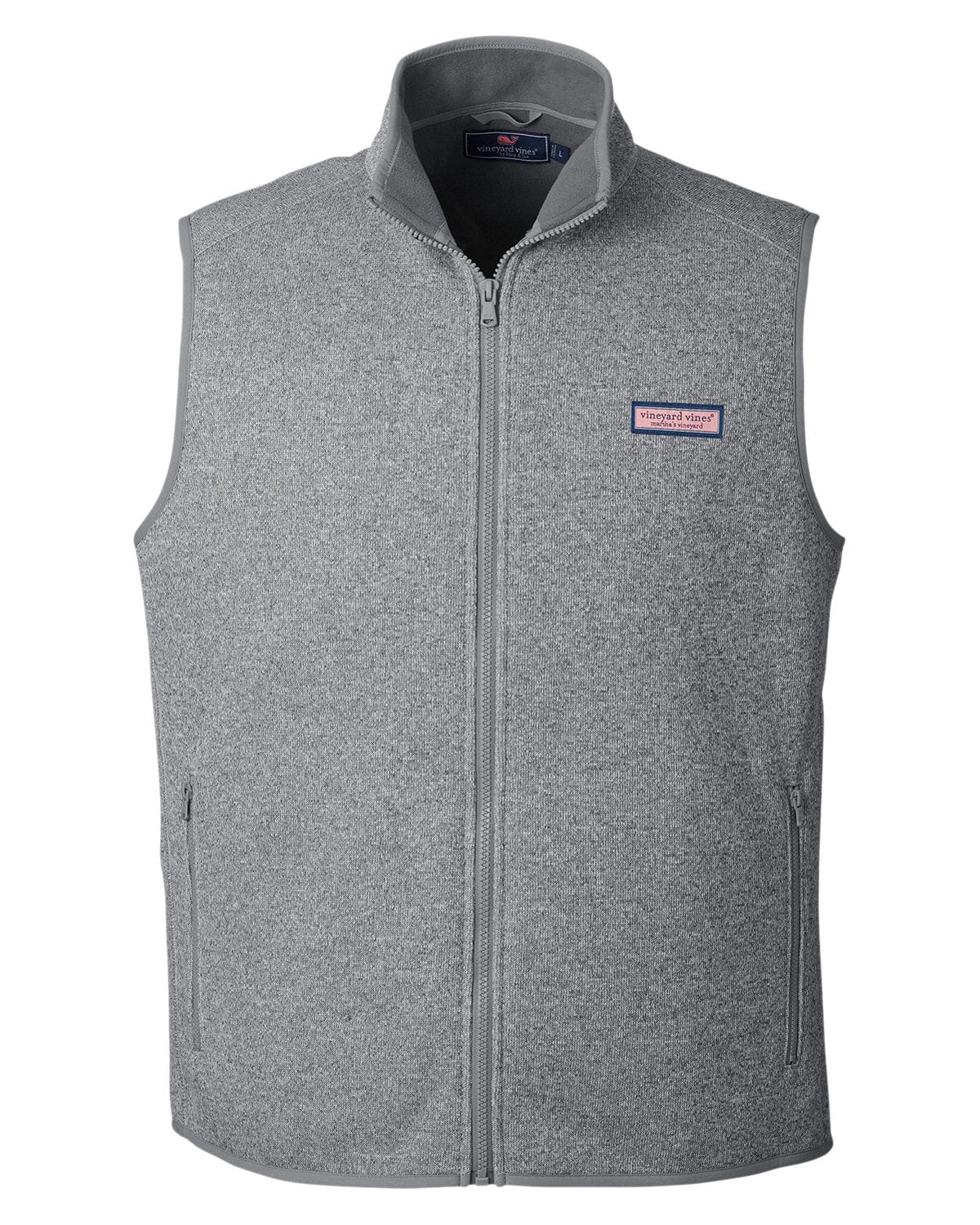 Vineyard Vines Outerwear S / Grey Heather Vineyard Vines - Men's Mountain Sweater Fleece Vest