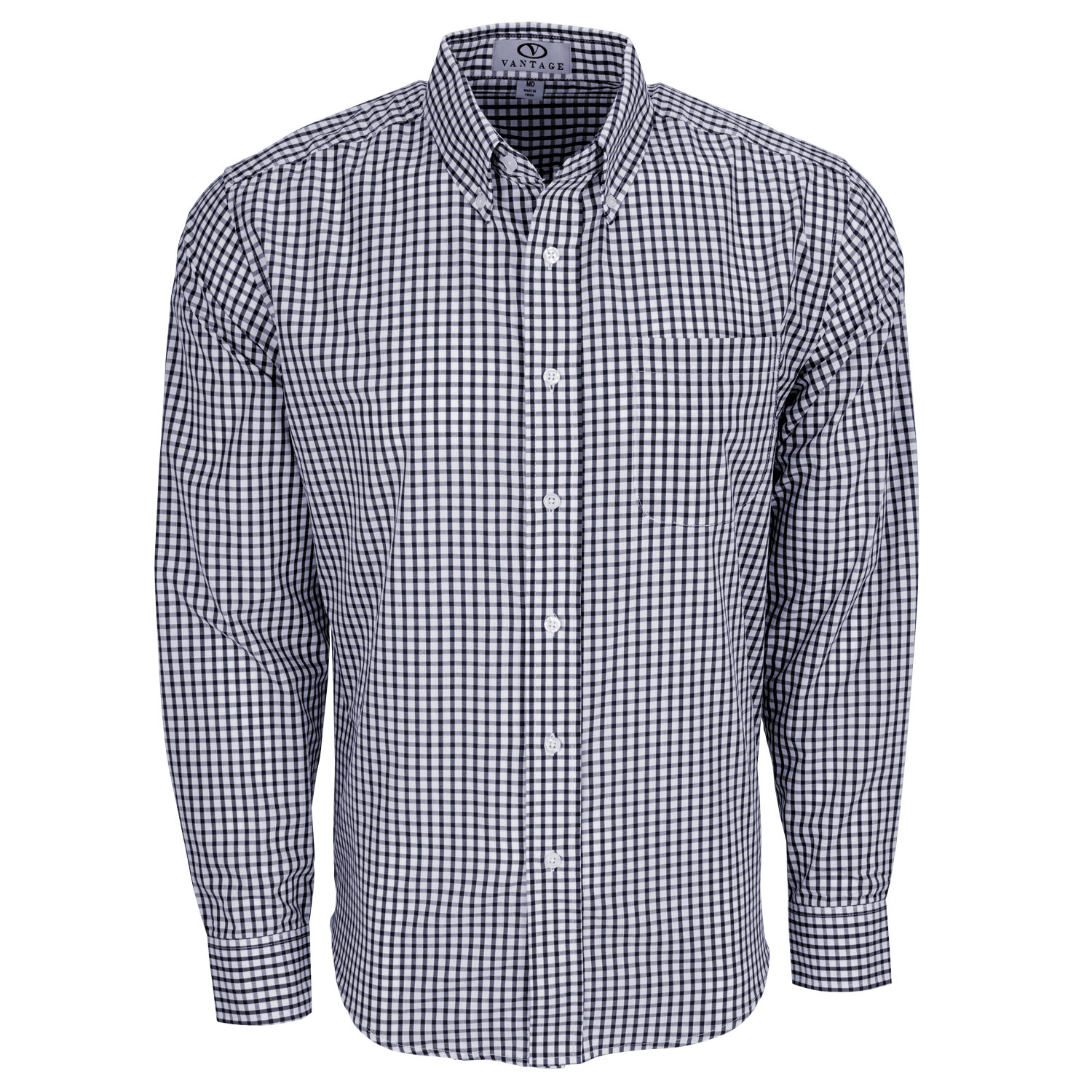 Men's Easy Care Gingham Check Shirt