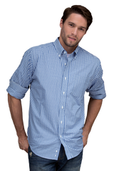 Men's Easy Care Gingham Check Shirt