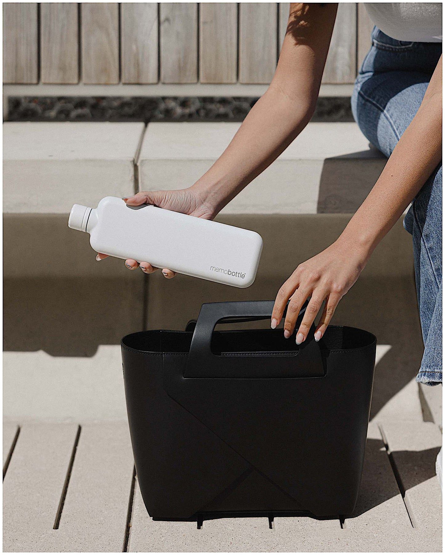 memobottle - Slim Stainless Steel 20oz Bottle