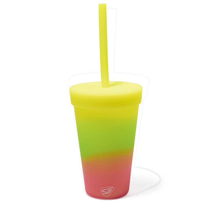 Silipint - Straw Tumbler 16oz - Glow in the Dark