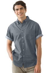 Men's Short Sleeve Hudson Denim Shirt