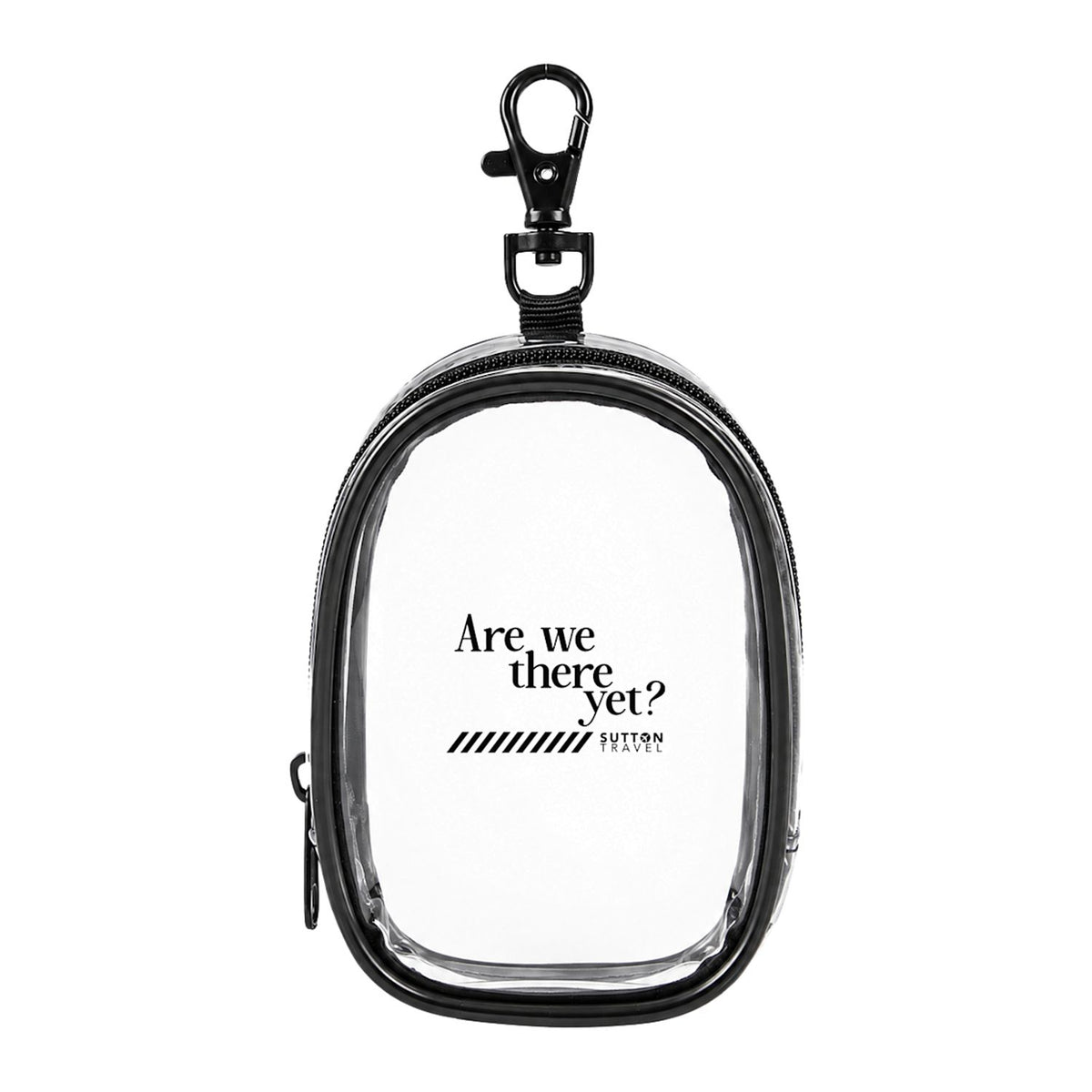Round Clear Bag Charm