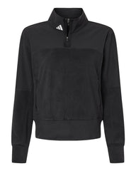 adidas - Women's Fleece Quarter-Zip Pullover