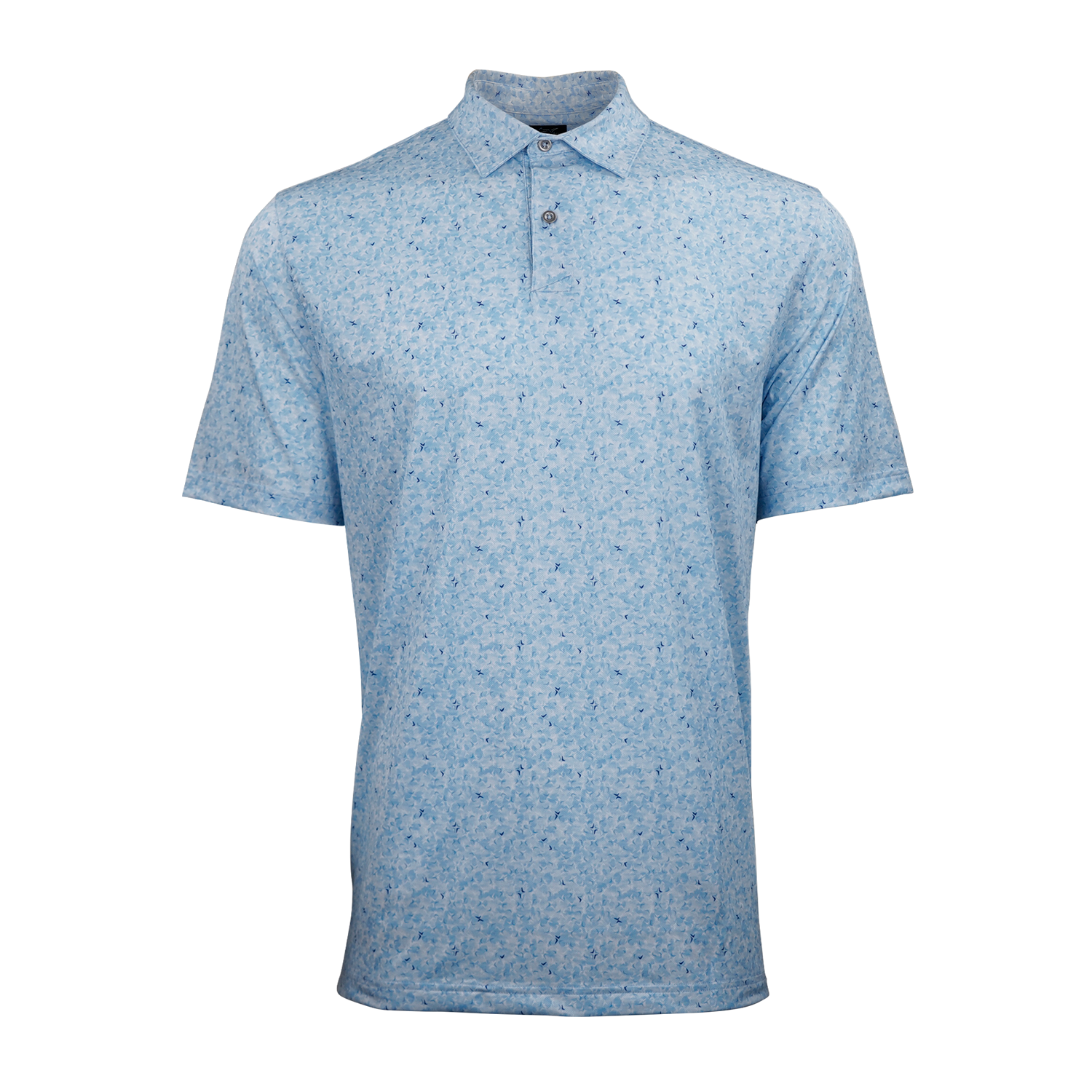 Greg Norman - Men's Scattered Shark Tail Polo