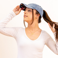 Infinity Her - JOSIE Denim Ponytail Cap