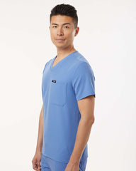 JAANUU - Men's Holmes Everyday 1-Pocket Scrub V-Neck Top