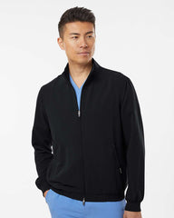 JAANUU - Men's Wolfe Everyday Full-Zip 6-Pocket Scrub Jacket