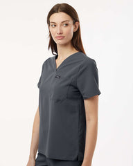 JAANUU - Women's Rhena Essential 1-Pocket Scrub V-Neck Top