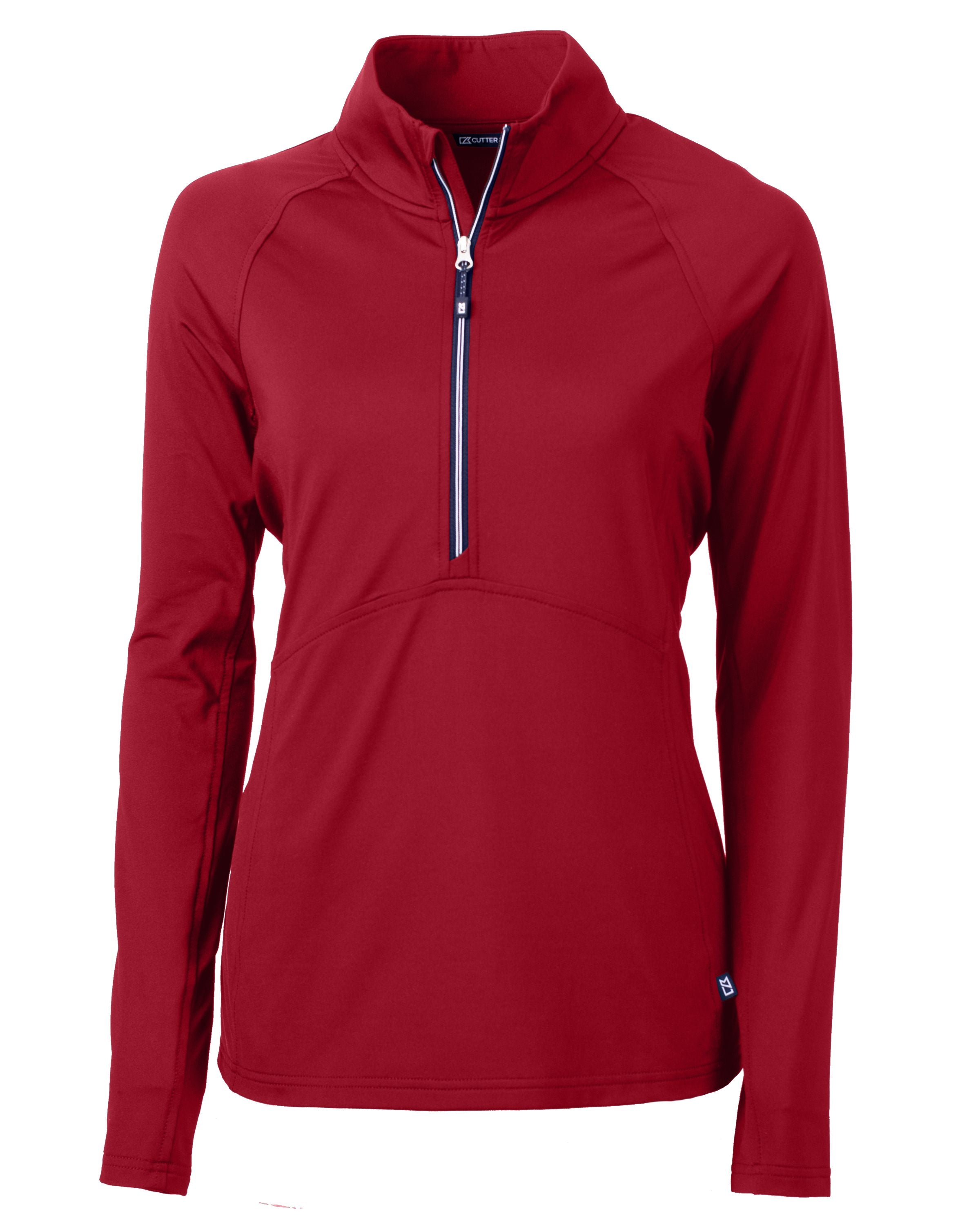 Cutter Buck Women s Adapt Eco Knit Half Zip Pullover Threadfellows
