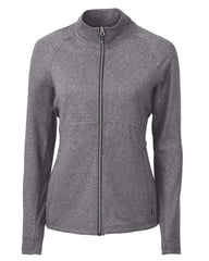 Cutter & Buck - Women's Adapt Eco Knit Heather Recycled Full-Zip Jacket