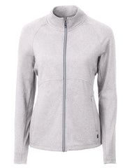 Cutter & Buck - Women's Adapt Eco Knit Heather Recycled Full-Zip Jacket