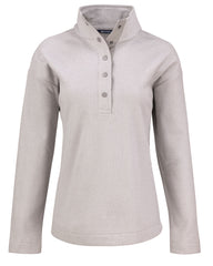 Cutter & Buck - Women's Hunt's Point Textured Fleece Recycled Snap Pullover