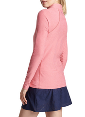 Peter Millar - Women's Melange Raglan Sleeve Perth Layer Quarter-Zip - Primrose