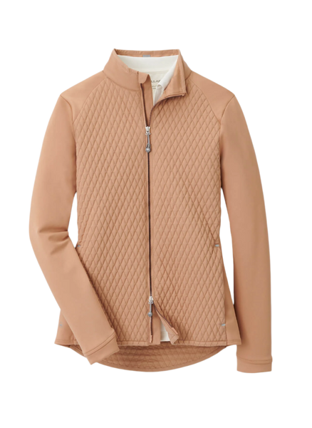 Peter Millar - Women's Merge Hybrid Quilted Jacket - Camel