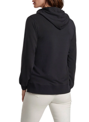 Peter Millar - Women's Lava Wash Relaxed Hoodie - Black