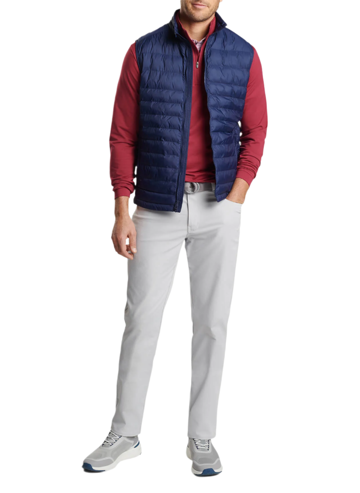 Peter Millar Fleece Vest L deals UNF Ospreys Golf