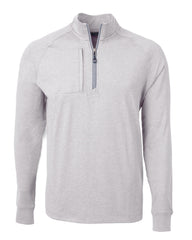 Cutter & Buck - Men's Adapt Eco Knit Heather Quarter-Zip Pullover