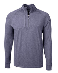 Cutter & Buck - Men's Adapt Eco Knit Heather Quarter-Zip Pullover