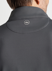 Peter Millar - Men's Perth Stretch Loop Terry Quarter-Zip - Iron