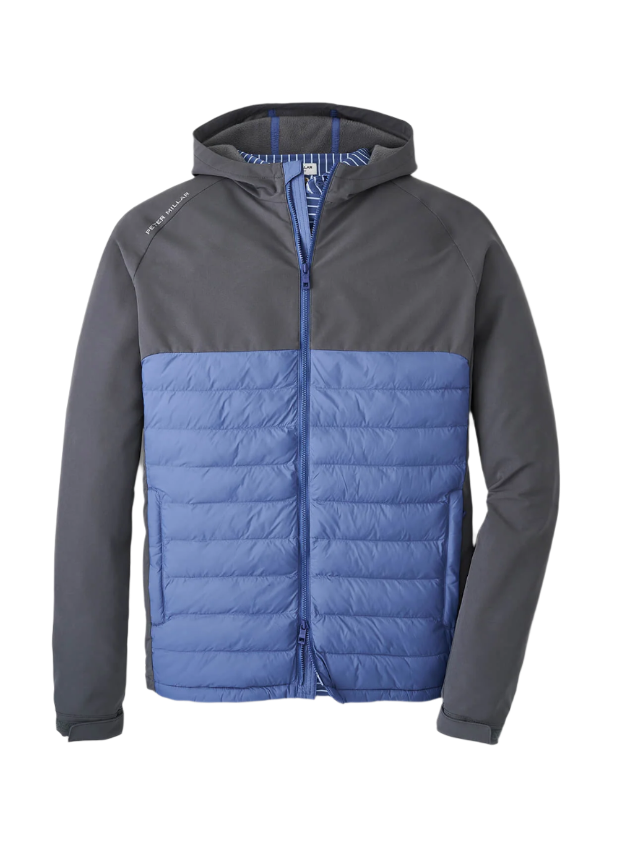 Peter Millar - Men's All Course Hybrid Hoodie - Astral Blue