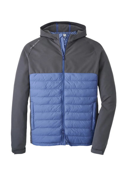 Peter Millar - Men's All Course Hybrid Hoodie - Astral Blue