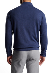 Peter Millar - Men's Crown Sweater Fleece Quarter-Zip - Navy