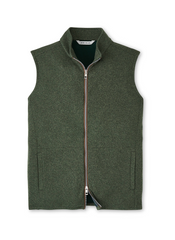 Peter Millar - Men's Crown Sweater Fleece Vest - Dark Olive