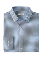 Peter Millar - Men's Murray Performance Popline Sport Shirt - Navy