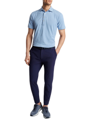 Peter Millar - Men's Mood Performance Mesh Polo - Brook Blue