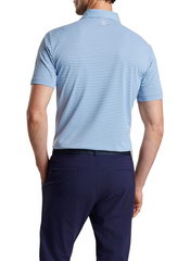 Peter Millar - Men's Mood Performance Mesh Polo - Brook Blue