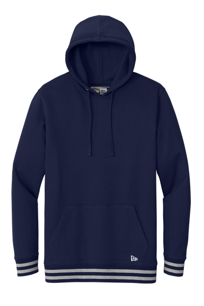 New Era - Men's Comeback Fleece Pullover Hoodie w/ Striped Hem