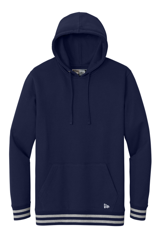 New Era - Men's Comeback Fleece Pullover Hoodie w/ Striped Hem