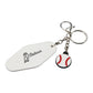 Retro Baseball Motel Keychain