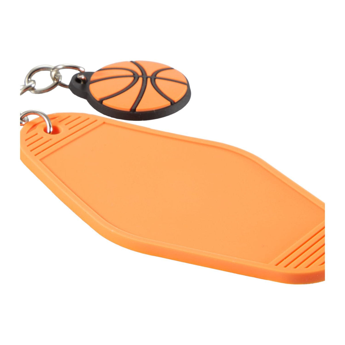 Retro Basketball Motel Keychain