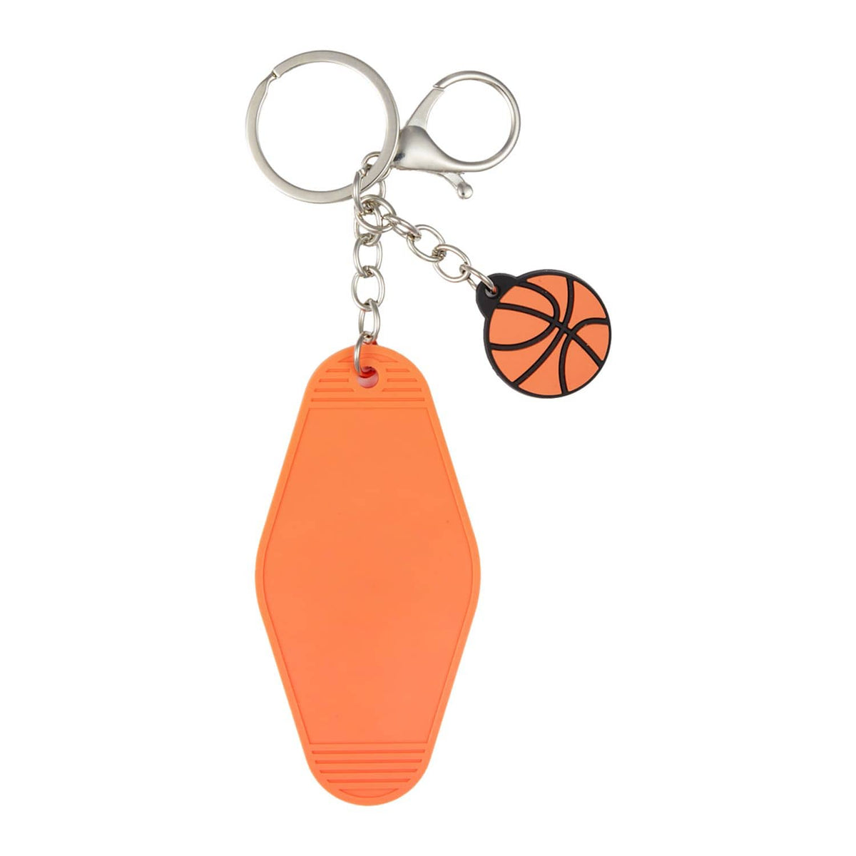 Retro Basketball Motel Keychain