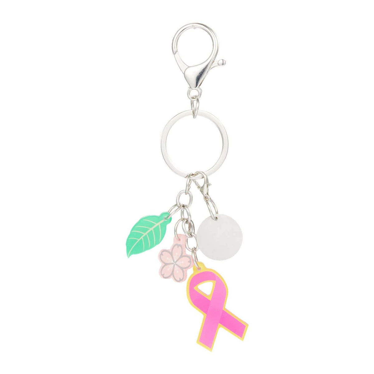 Breast Cancer Awareness 3-Charm Keychain
