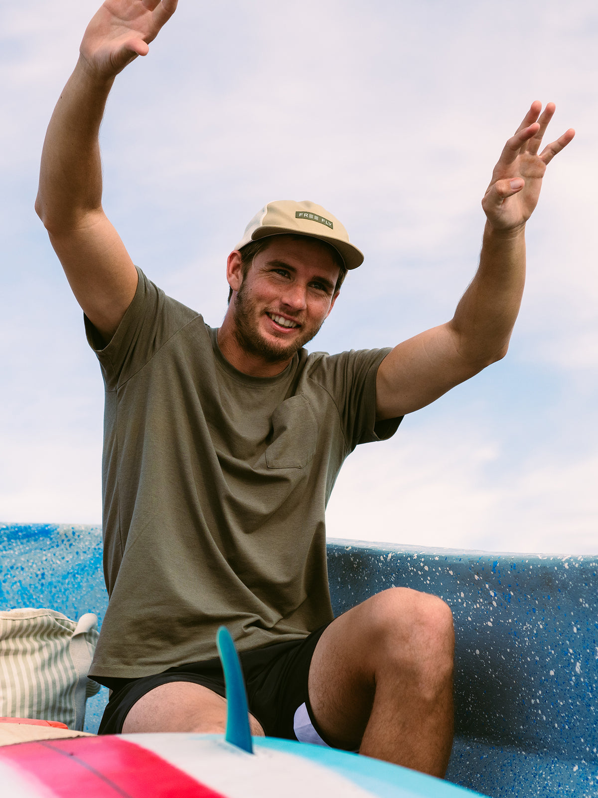 Free Fly - Men's Bamboo Current Pocket Tee