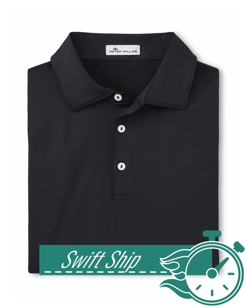 3-Day Swift Ship: Peter Millar - Men's Solid Performance Polo w/ Self Collar