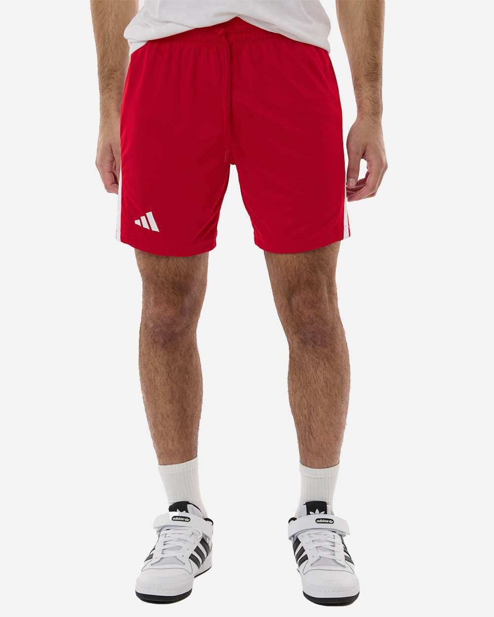 adidas Bottoms S / Team Power Red adidas - Men's 3-Stripes 7" Shorts
